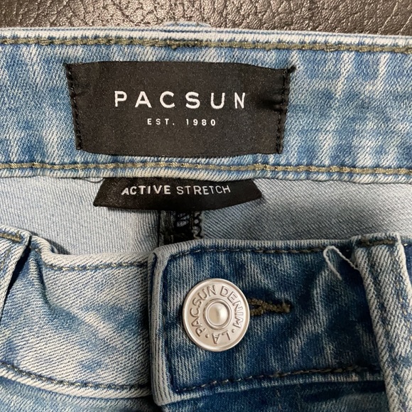 Men’s Pacsun Stacked Skinny Jeans size 30x32 Active Stretch - Picture 3 of 4